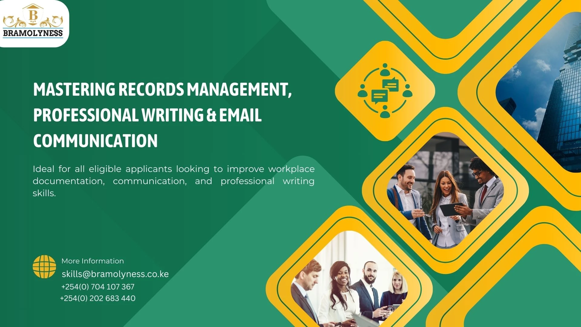 Mastering Records Management, Professional Writing & Email Communication